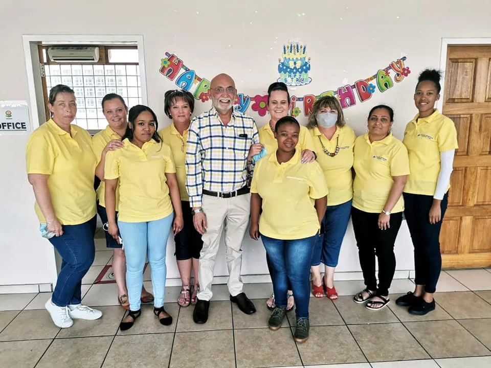 Staff at the Marindec Paints office in Alrode, Gauteng